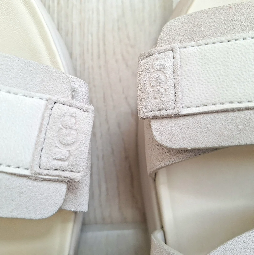 UGG Zayne Ankle Strap II women's Cream Adjustable Strap Platform Sandals Size 11